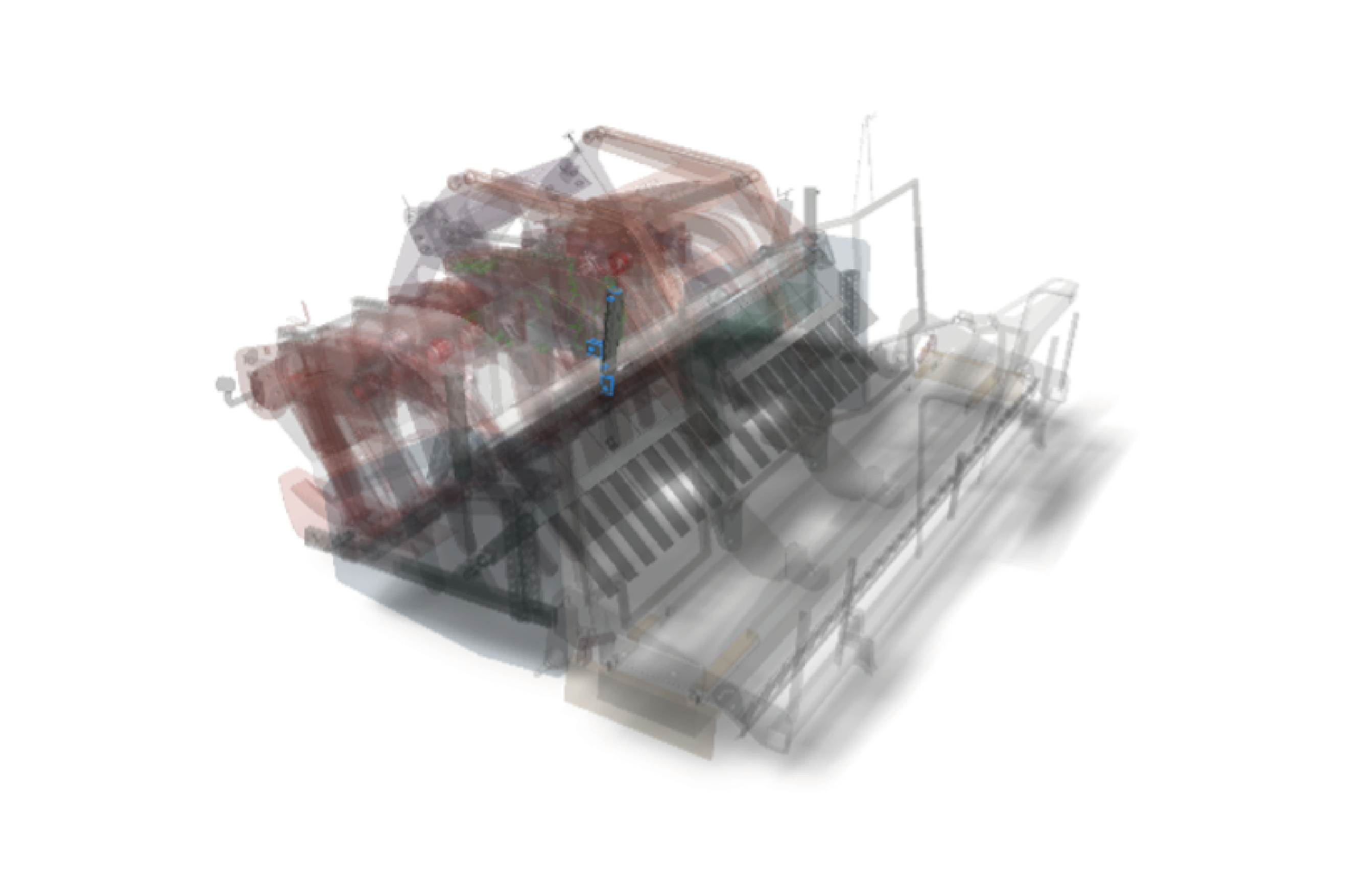 Hydraulic adjustment of clod rack